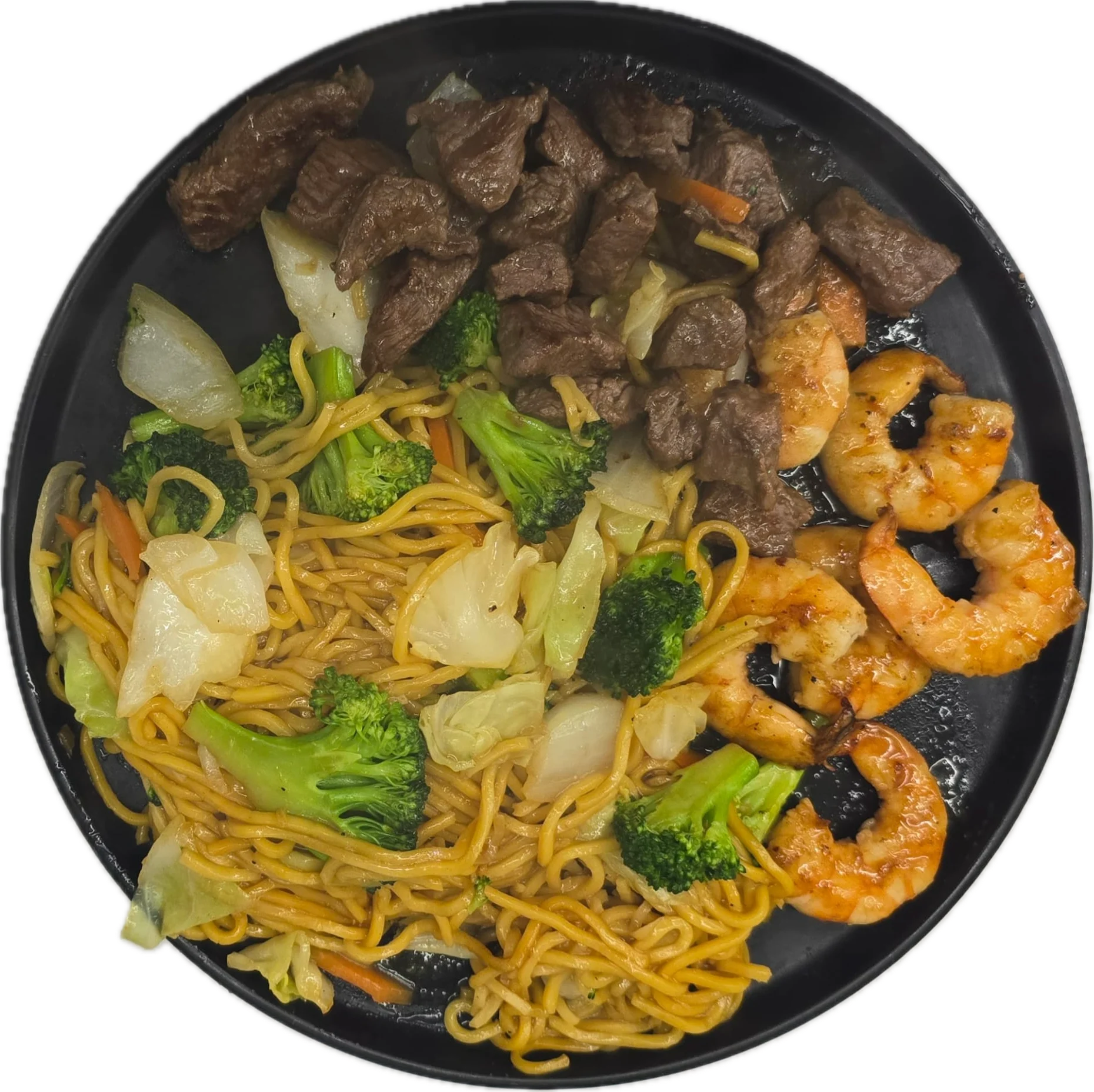 Hibachi Steak & Shrimp Noodle